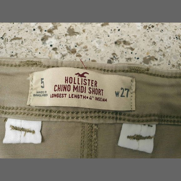 Hollister Chino Midi Short - Picture 6 of 10